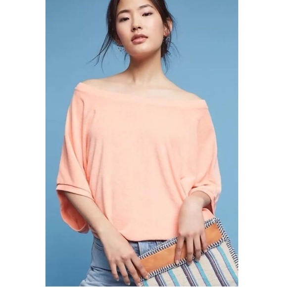 Anthropologie Tops - Anthropologie Beasley Banded Pullover size M